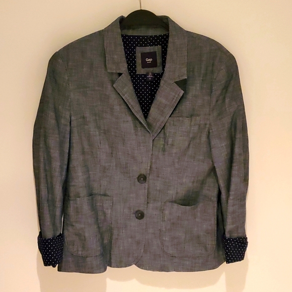 Blue/Gray Gap Factor Blazer - Picture 1 of 6